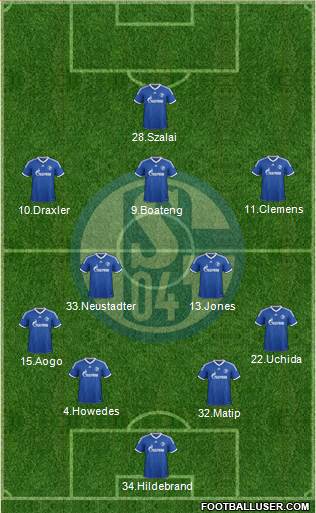 FC Schalke 04 Formation 2013