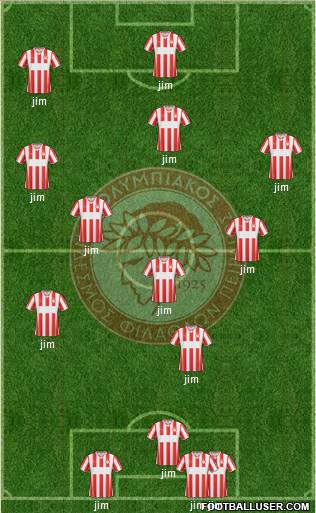 Olympiakos SF Piraeus Formation 2013