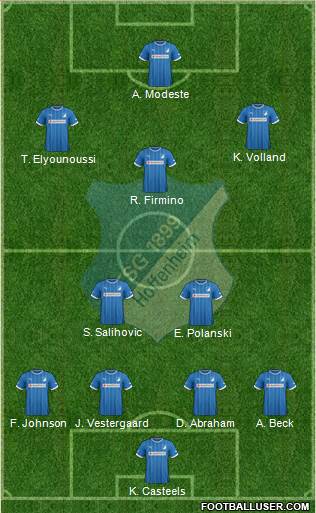 TSG 1899 Hoffenheim Formation 2013