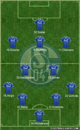 FC Schalke 04 Formation 2013