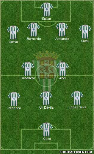 Córdoba C.F., S.A.D. Formation 2013