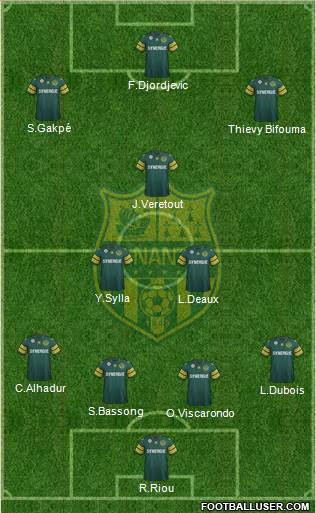 FC Nantes Formation 2013