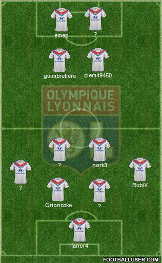 Olympique Lyonnais Formation 2013
