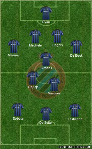 Club Brugge KV Formation 2013