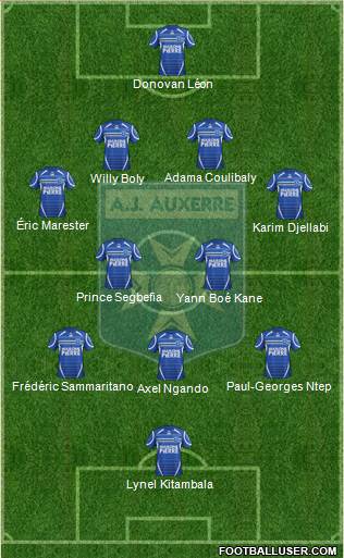 A.J. Auxerre Formation 2013