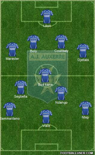 A.J. Auxerre Formation 2013