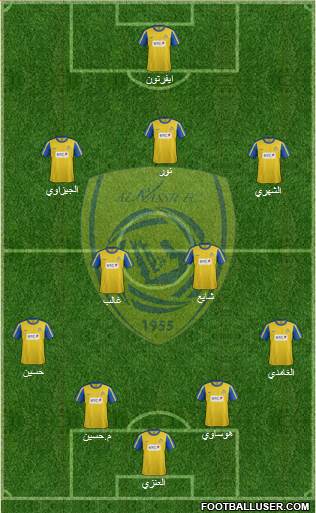 Al-Nassr (KSA) Formation 2013