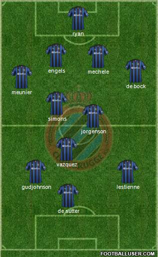 Club Brugge KV Formation 2013