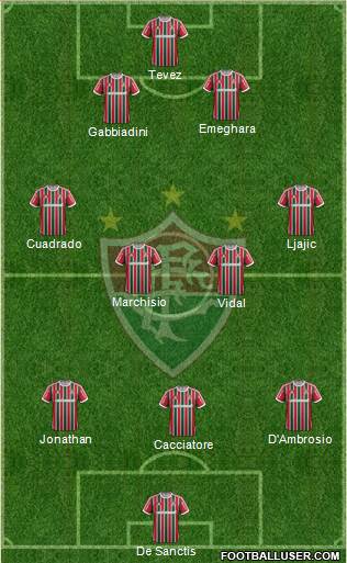 Fluminense FC Formation 2013