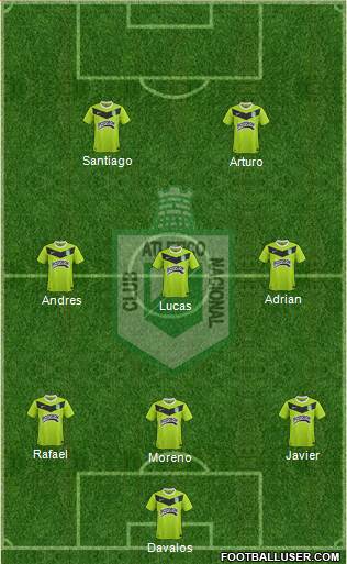 CDC Atlético Nacional Formation 2013