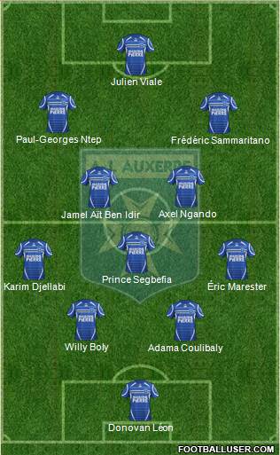 A.J. Auxerre Formation 2013