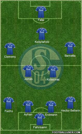 FC Schalke 04 Formation 2013