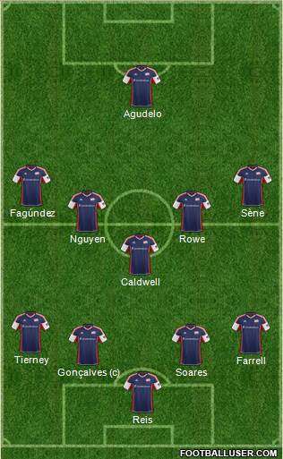 New England Revolution Formation 2013