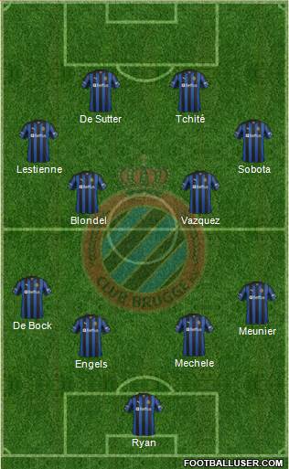 Club Brugge KV Formation 2013