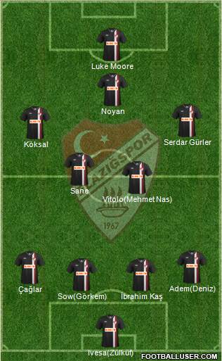 Elazigspor Formation 2013