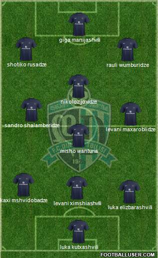 Dinamo Tbilisi Formation 2013