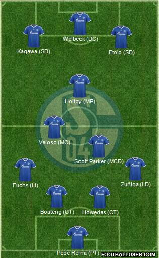 FC Schalke 04 Formation 2013