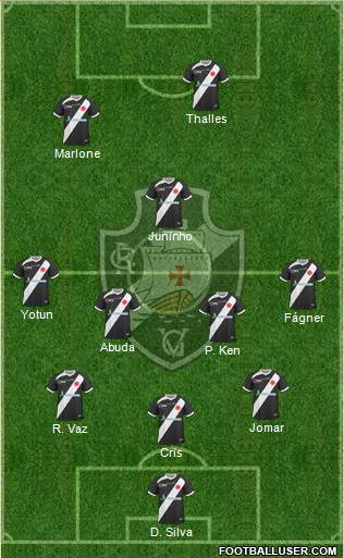 CR Vasco da Gama Formation 2013