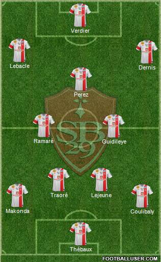 Stade Brestois 29 Formation 2013