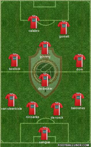 R Antwerp FC Formation 2013