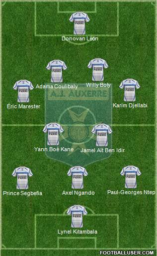 A.J. Auxerre Formation 2013