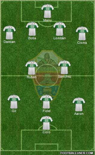 Elche C.F., S.A.D. Formation 2013