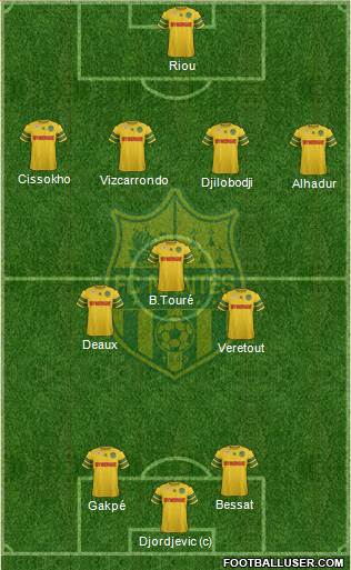 FC Nantes Formation 2013