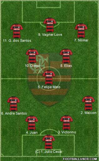 CR Flamengo Formation 2013