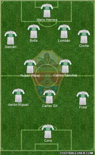 Elche C.F., S.A.D. Formation 2013