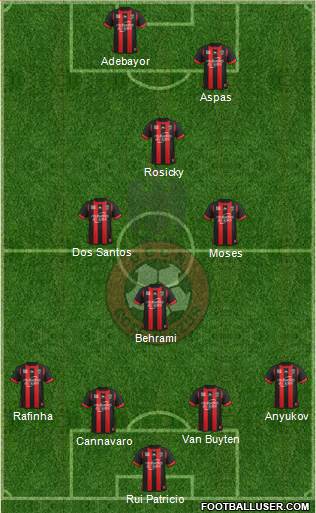 OGC Nice Côte d'Azur Formation 2013