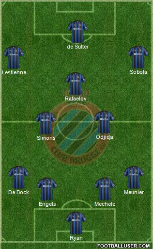 Club Brugge KV Formation 2013