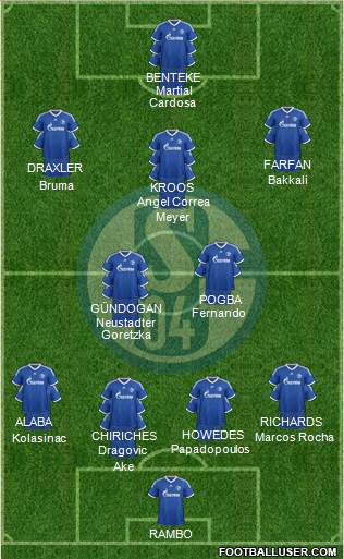 FC Schalke 04 Formation 2013