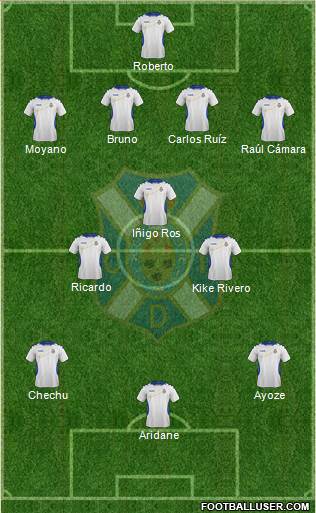 C.D. Tenerife S.A.D. Formation 2013