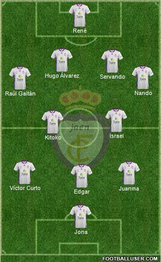 Real Jaén C.F. Formation 2013