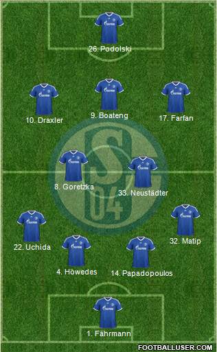 FC Schalke 04 Formation 2013