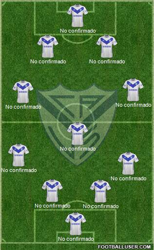 Vélez Sarsfield Formation 2013