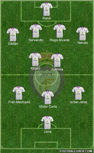 Real Jaén C.F. Formation 2013