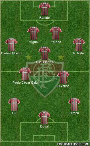 Fluminense FC Formation 2013