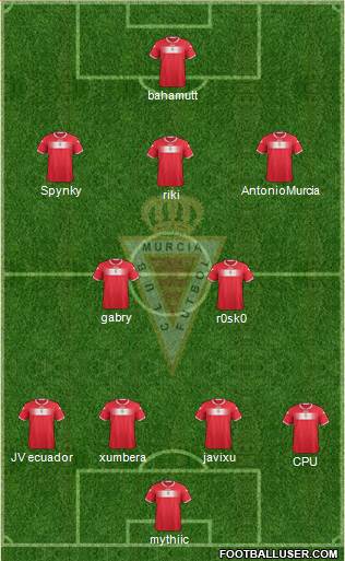 Real Murcia C.F., S.A.D. Formation 2013