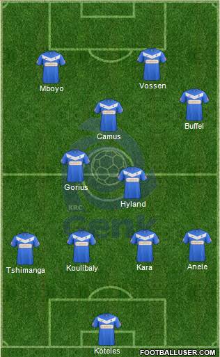 K Racing Club Genk Formation 2013