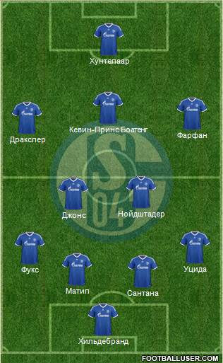 FC Schalke 04 Formation 2013