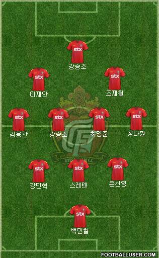 Gyeongnam FC Formation 2013