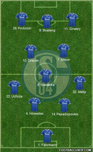 FC Schalke 04 Formation 2013