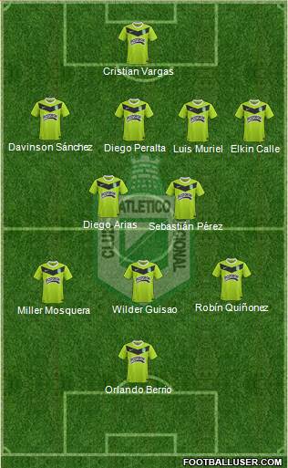 CDC Atlético Nacional Formation 2013