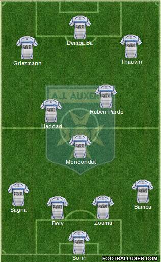 A.J. Auxerre Formation 2013