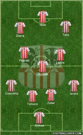 Athletic Club Ajaccien Football Formation 2013