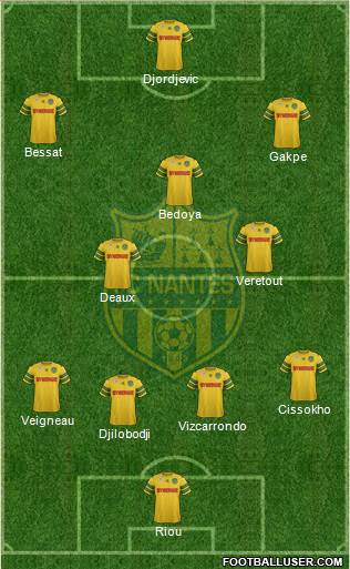 FC Nantes Formation 2013