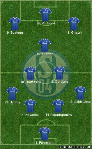 FC Schalke 04 Formation 2013