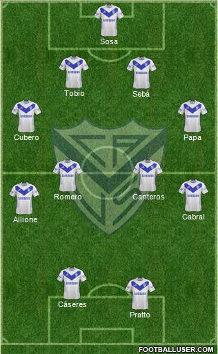 Vélez Sarsfield Formation 2013