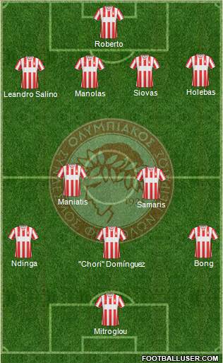 Olympiakos SF Piraeus Formation 2013